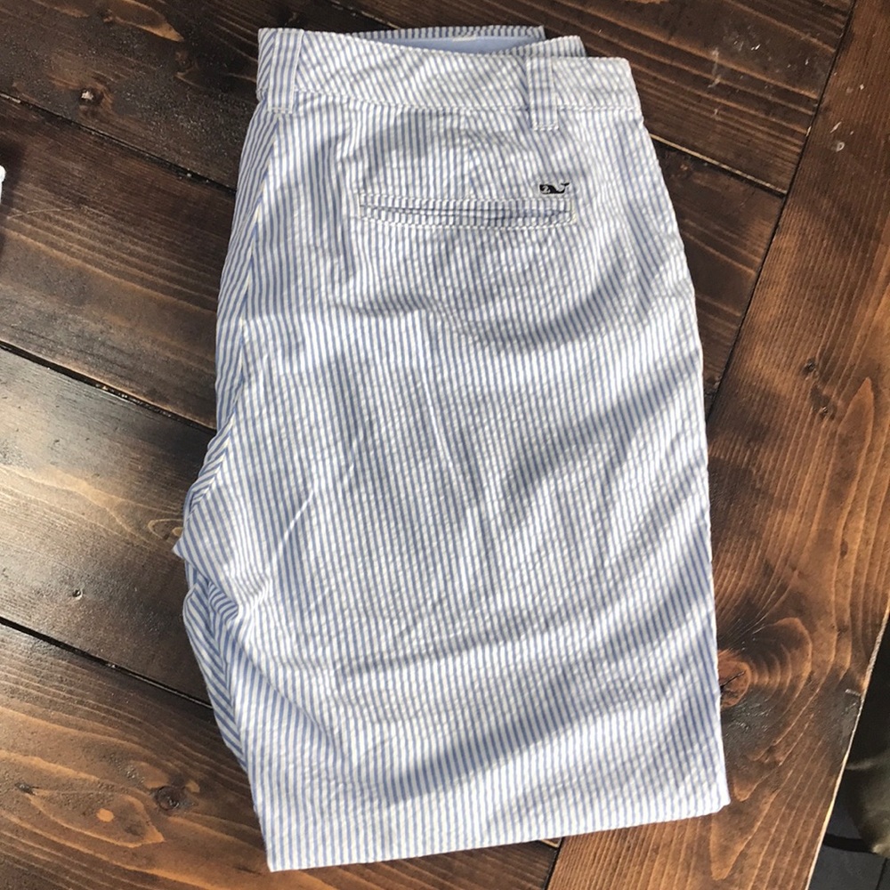 Vineyard Vines Seersucker Crop Pants